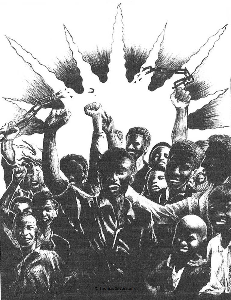 Breaking the chains. Artist: ©Thomas Silverstein