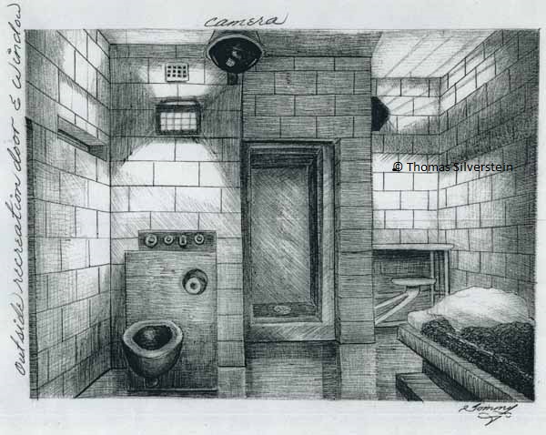 Cell for Silverstein (USP Leavenworth). Artist: ©Thomas Silverstein